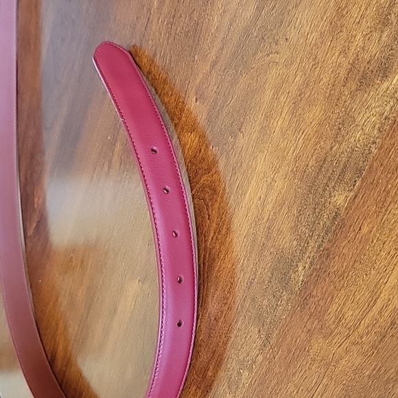 Coach Red Leather Belt - Picture 7 of 7